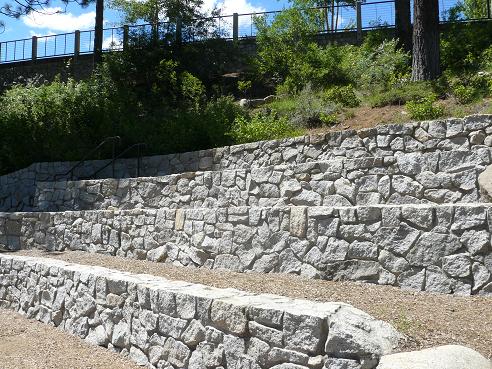 Amphitheater at Commons Beach in Tahoe City at Lake Tahoe 