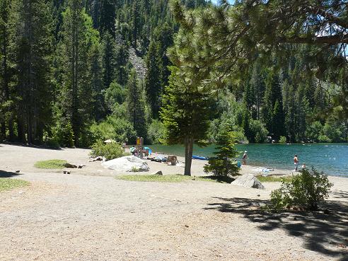 China Cove Beach in Truckee, California on Donner Lake accessed from within the Donner Memorial State Park