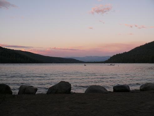 Donner Lake Property Owners Beach - Sunset in Truckee, California