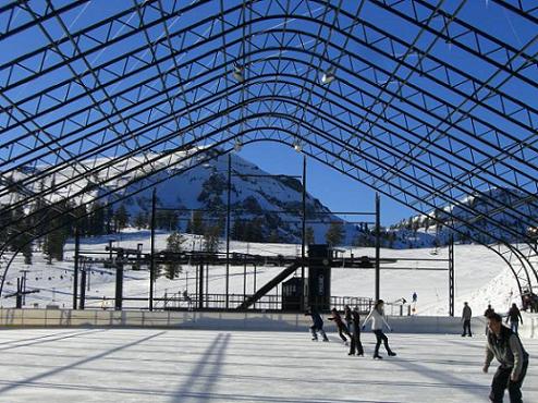 Squaw Valley's High Camp Ice Skating Rink