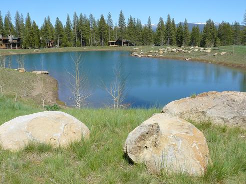 Martis Camp Fishing Lake in the Martis Camp Community in Truckee, California