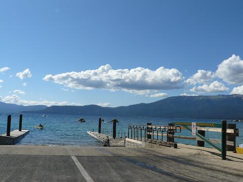 Sand Harbor State Park Boat Launch at Lake Tahoe, Nevada