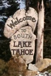 Welcome to South Lake Tahoe Sign