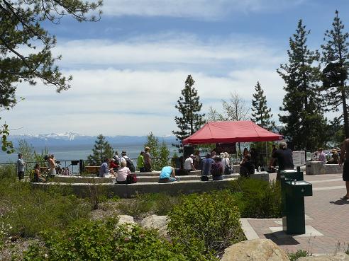 Truckee Wine Events in Truckee, California - info. from Truckee Travel Guide - Pictured is the Tahoe City Wine Walk Event
