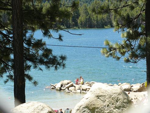 Tahoe Donner Beach Club at Donner Lake in Truckee, California
