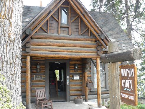 Watson Cabin Museum in Tahoe City, CA at Lake Tahoe