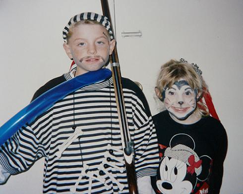 Ryan and Brie Storz dressed for Halloween