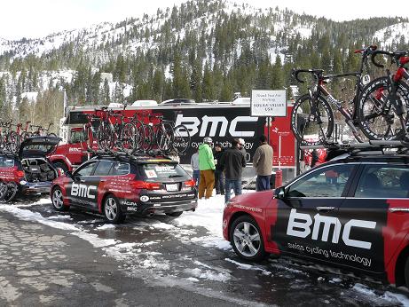 Amgen Tour in 2011 at Squaw Valley (Now Palisades Tahoe)