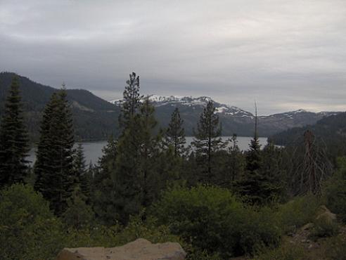 Donner Lake View from the Armstrong Tract in Truckee, California