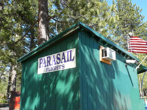 Parasail Flights available at the Kings Beach State Recreation Area in Kings Beach at Lake Tahoe