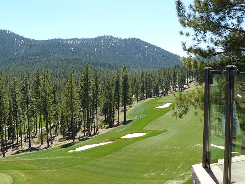 Martis Camp Golf Course as Viewed from the Camp Lodge in Truckee, CA