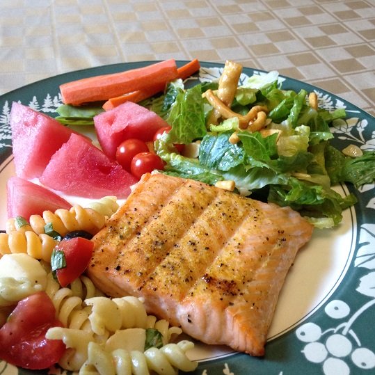 Healthy Salmon Dinner