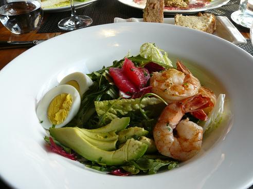 Shrimp Salad from the Manzanita Restraunt at the Ritz Carlton, Lake Tahoe at Northstar 