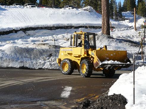 Snow Removal at Northstar in Truckee, California
