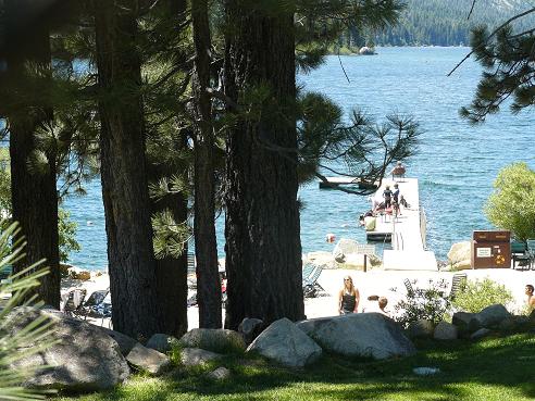 Tahoe Donner Beach Club at Donner Lake in Truckee, California