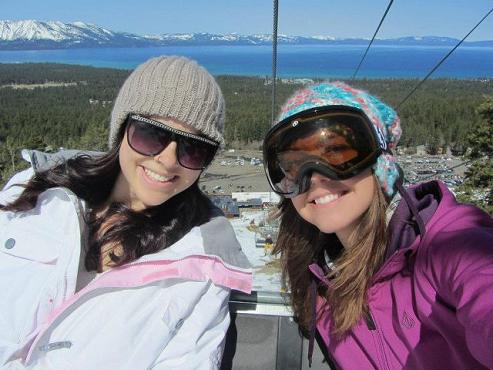 Riding the Chair Lift at Heavenly Mountain
