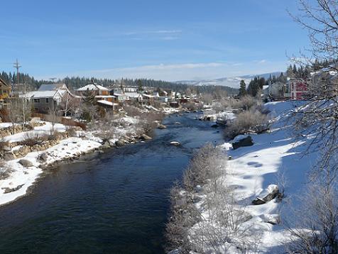 Truckee River in Downtown Truckee