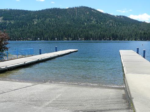 Donner Lake Boat Ramp in Truckee, California