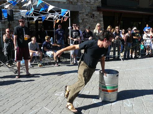 Keg Racing at the 2011 Squaw Valley Oktoberfest Event