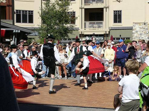 Oktoberfest 2011 - at the Village at Squaw Valley - traditional dancing