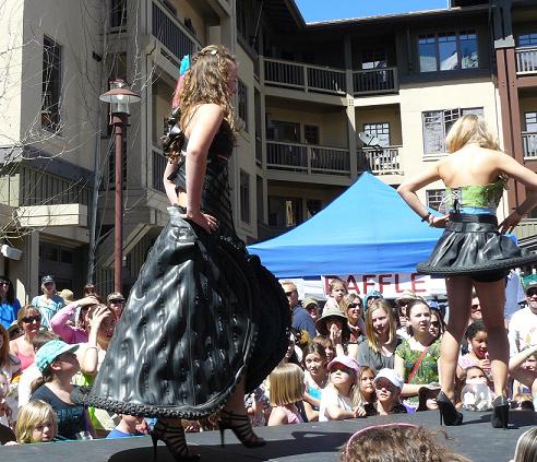 Earth Day Events in Truckee and Lake Tahoe - The "Trashion Show" put on by the Truckee High School Envirolution Club