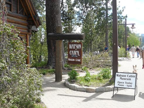 Watson Cabin Museum in Tahoe City, CA at Lake Tahoe