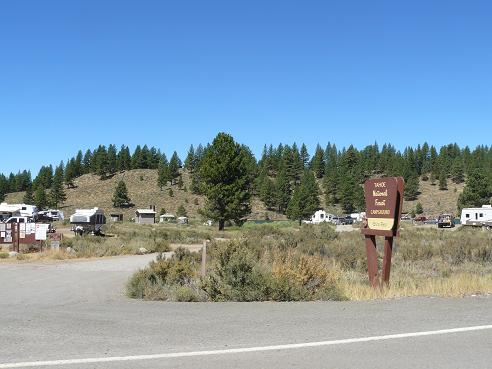 Camping at Boca Reservoir in Truckee, California