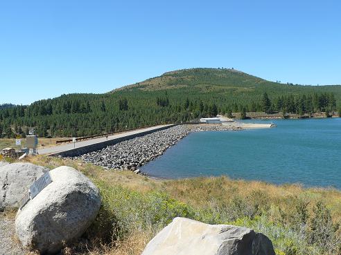 Boca Dam in Truckee, California