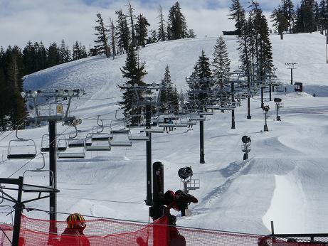 Boreal Ski Mountain in California