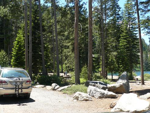 China Cove Beach in Donner Memorial State Park in Truckee, California at Donner Lake