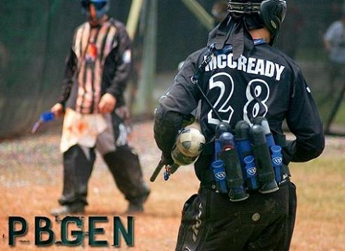 Dan McCready playing Paintball