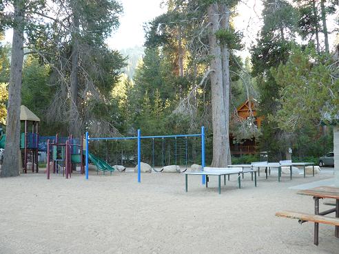 Donner Lake Property Owners Beach Playground area in Truckee, California