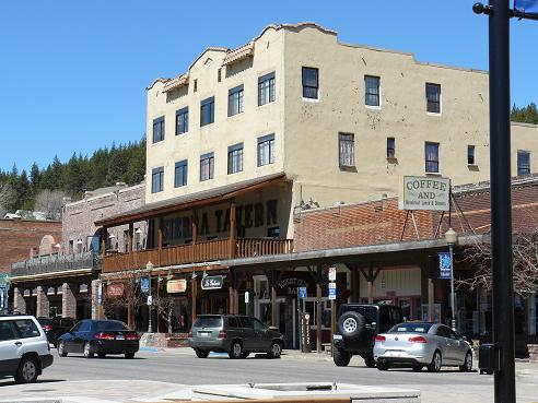 Downtown Truckee Commericial Row in Truckee, CA - lots of shops and restaurants.