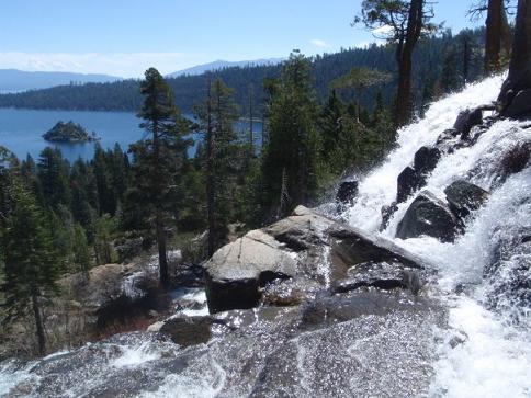 Eagle Falls Trail at Lake Tahoe, CA