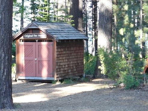 Original Fire House at the Gatekeeper's Museum in William B. Layton Park in Tahoe City