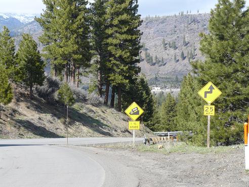 Hirshdale Hill from the Glenshire Neighborhood in Truckee to Hwy 80