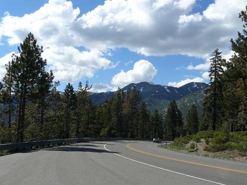 Mt. Rose Highway above Incline Village, Nevada