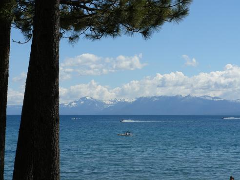 North Tahoe Beach in Kings Beach, CA at Lake Tahoe