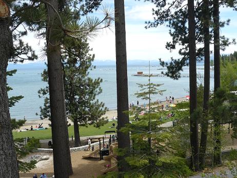 Commons Beach in Tahoe City, CA