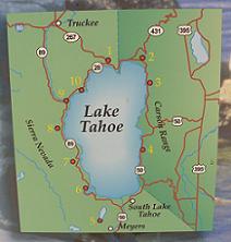 Lake Tahoe Map