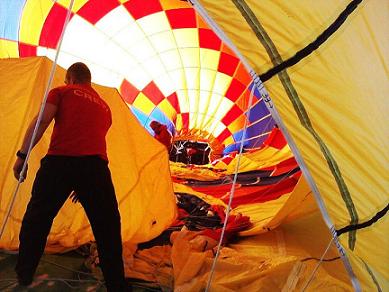 Hot Air Ballooning over Lake Tahoe, California