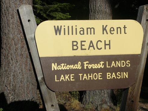 William Kent Beach at Lake Tahoe, California